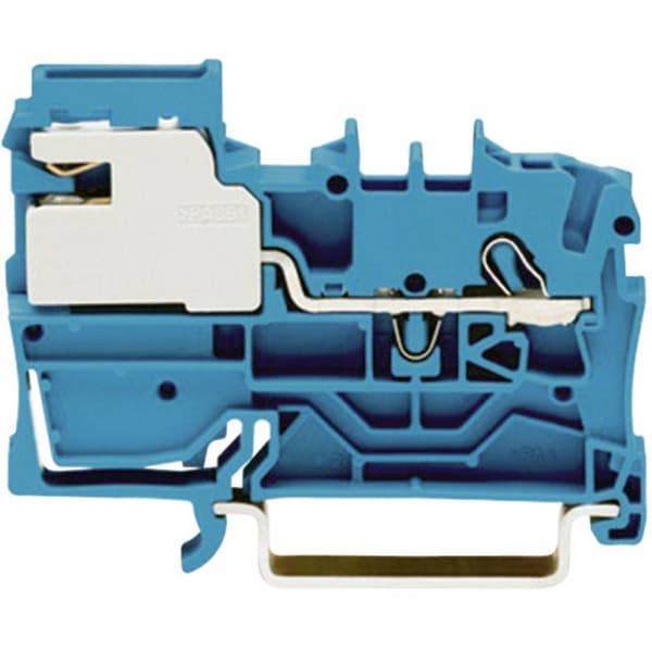 WAGO 2002-7114 Distributionsblock 5.20 mm Fjäder Beläggning: N Blå 1 st
