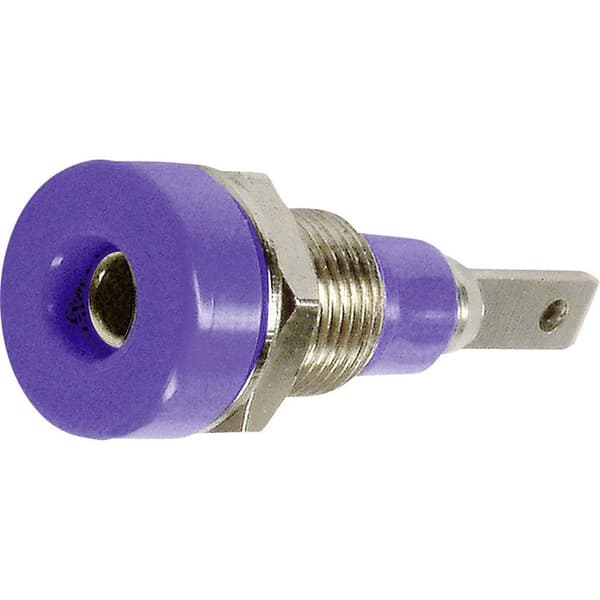 Stäubli LB-I2R Labhylsa Hona inbyggd vertikal Stift-Ø: 2 mm Violett 1 st