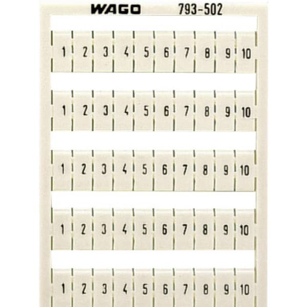 WAGO 793-502 Etiketteringskort Vit 1 st