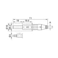 Miniatyrbild 4 av 4: Stäubli X-GL-438 Laminerade pluggar Kontakt hane rak Stift-Ø: 4 mm Röd 1 st