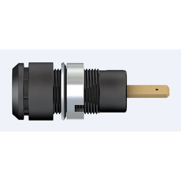 Stäubli SLB2-F2,8 Labhylsa Hona inbyggd vertikal Stift-Ø: 2 mm Svart 1 st