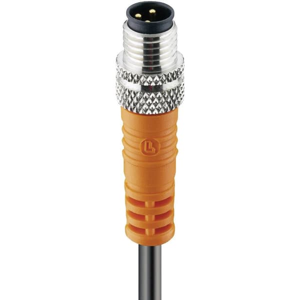 Lumberg Automation 43640-1 Sensor/ställdon-kontakt, konfektionerad M8 Kontakt hane rak 2.00 m Antal poler (RJ): 3 1 st