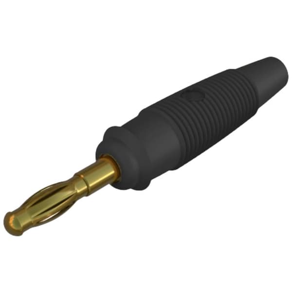 SKS Hirschmann LAS 30 schwarz Laminerade pluggar Kontakt hane rak Stift-Ø: 4 mm Svart 1 st