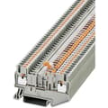 Miniatyrbild 1 av 2: Phoenix Contact 3210156 Distributionsblock 5.2 mm Snabbanslutning Grå 1 st