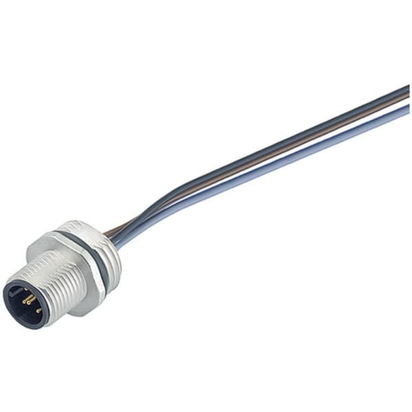 binder 09-3431-00-04 Sensor/ställdon-kontaktdon M12 Kontakt hane inbyggd Antal poler (RJ): 4 1 st