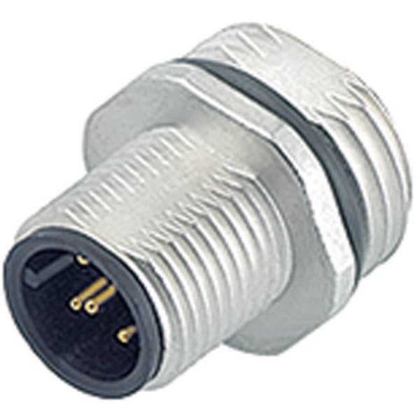 binder 09-3431-77-04 Sensor/ställdon-kontaktdon M12 Kontakt hane rak Antal poler (RJ): 4 1 st