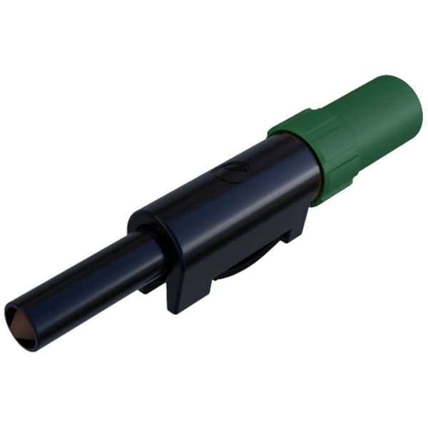 SKS Hirschmann SLS 20 B Laboratorie kontaktdon Kontakt hane rak Stift-Ø: 4 mm Grön 1 st
