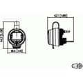 Miniatyrbild 2 av 3: Metz Connect 140UPB-E Universal-testuttag 140UPB-E Hona inbyggd 1 st
