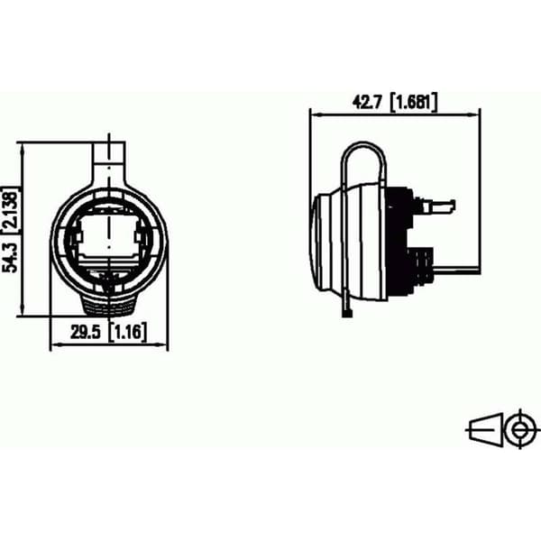 Metz Connect 140UPB-E Universal-testuttag 140UPB-E Hona inbyggd 1 st