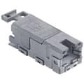 Miniatyrbild 1 av 3: Metz Connect 1401100810MI RJ45-anslutning för inbyggnad 1401100810MI Koppling rak Poler: 8P8C Grå 1 st