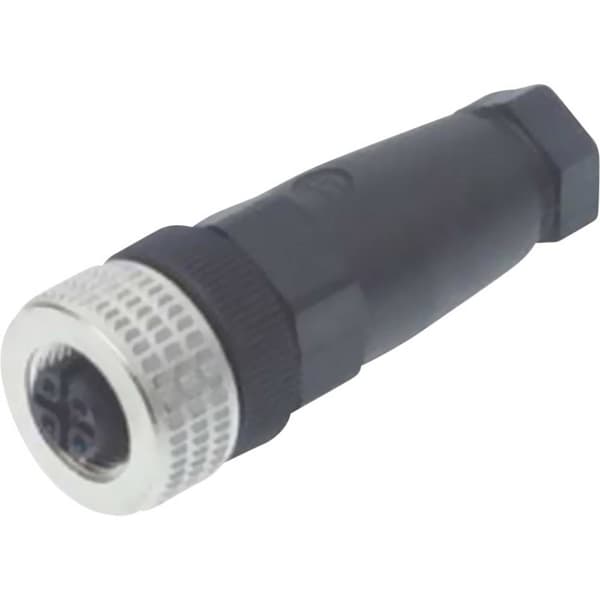 Hirschmann 933 169-100-1 Sensor/ställdon-kontakt, okonfektionerad M12 Hona rak Antal poler (RJ): 4 1 st