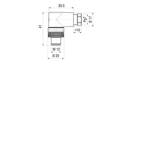 Hirschmann 933 174-100-1 Sensor/ställdon-kontakt, okonfektionerad M12 Hona vinklad Antal poler (RJ): 4 1 st