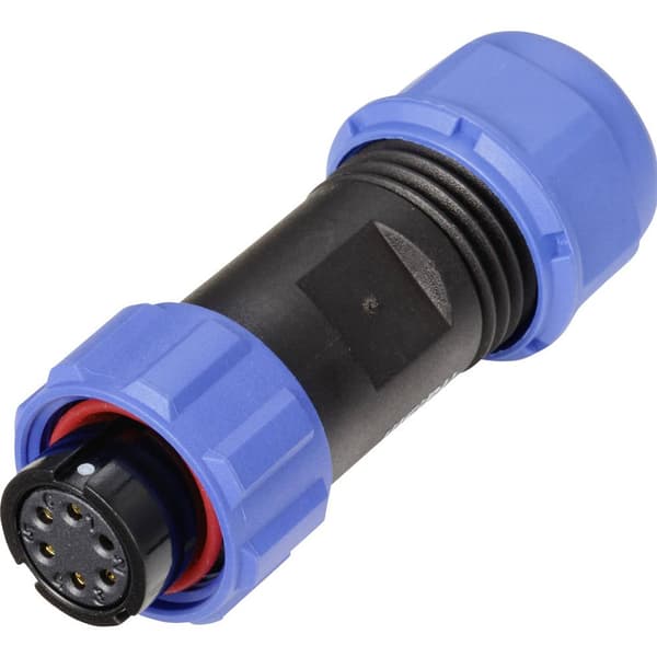 Weipu SP1310 / S 6 II Rundkontakt Hona rak Totalt antal poler: 6 Serie (rundkontakt): SP13 1 st