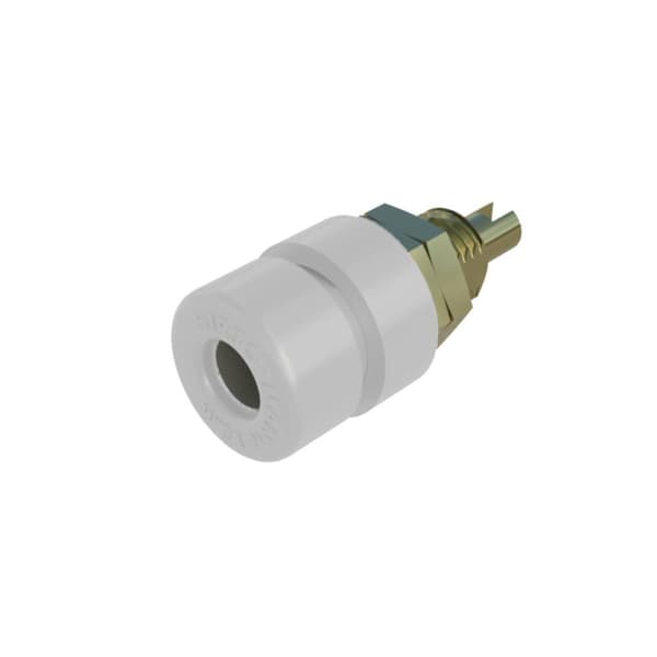 SKS Hirschmann BIL 30 Au Labhylsa Hona inbyggd vertikal Stift-Ø: 4 mm Vit 1 st