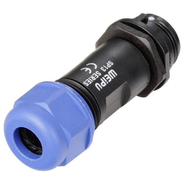 Weipu SP1311 / P 5 II Rundkontakt Kontakt hane rak Totalt antal poler: 5 Serie (rundkontakt): SP13 1 st