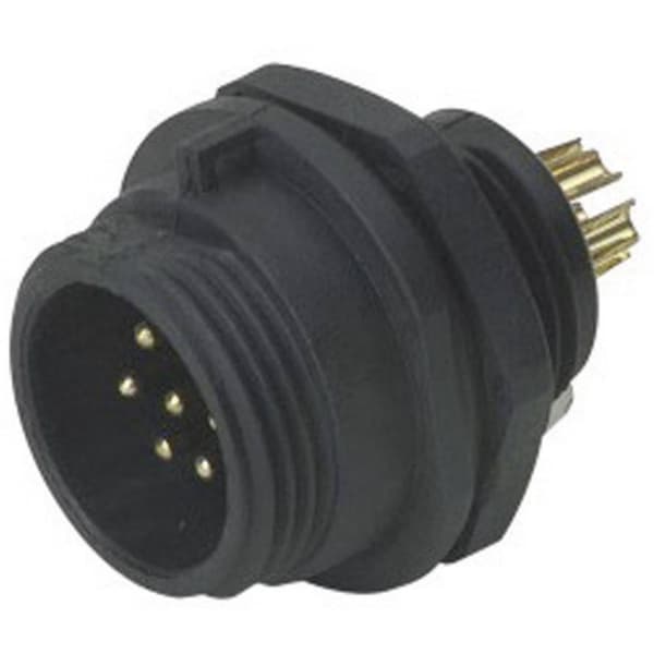 Weipu SP1312 / P 7 Rundkontakt Kontakt hane inbyggd Totalt antal poler: 7 Serie (rundkontakt): SP13 1 st
