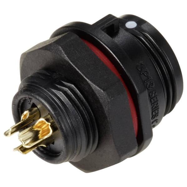 Weipu SP1312 / S 3 Rundkontakt Hona inbyggd Totalt antal poler: 3 Serie (rundkontakt): SP13 1 st