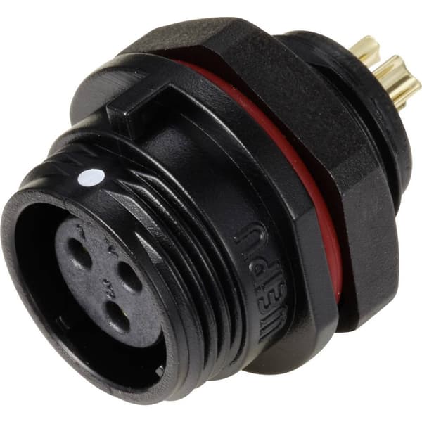Weipu SP1312 / S 3 Rundkontakt Hona inbyggd Totalt antal poler: 3 Serie (rundkontakt): SP13 1 st