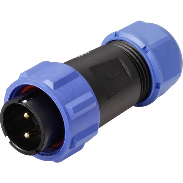 Weipu SP2110 / P 2 I Rundkontakt Kontakt hane rak Totalt antal poler: 2 Serie (rundkontakt): SP21 1 st