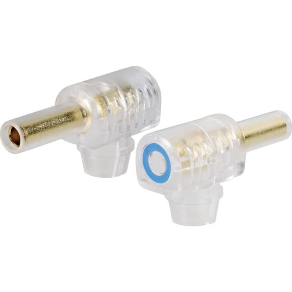 BKL Electronic 0107004 Banankontakt Hona vinklad Stift-Ø: 4 mm Svart 1 st