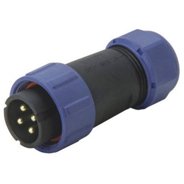 Weipu SP2110 / P 7 II Rundkontakt Kontakt hane rak Totalt antal poler: 7 Serie (rundkontakt): SP21 1 st