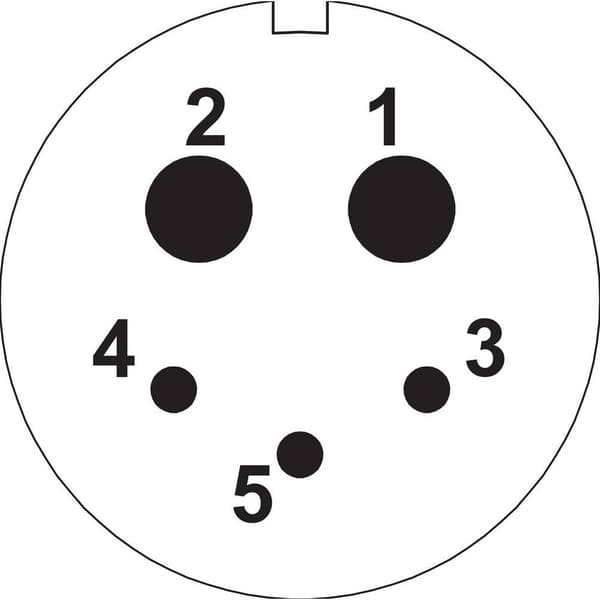 Weipu SP2111 / P 5B II Rundkontakt Kontakt hane rak Serie (rundkontakt): SP21 1 st