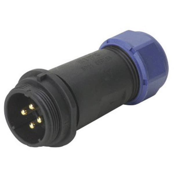 Weipu SP2111 / P 5B II Rundkontakt Kontakt hane rak Serie (rundkontakt): SP21 1 st