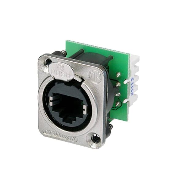 Neutrik NE8FDV-YK RJ45 Datakontakter EtherCon® D-serien NE8FDV-YK Hona rak NE8FDV-YK Poler: 8P8C Nickel 1 st
