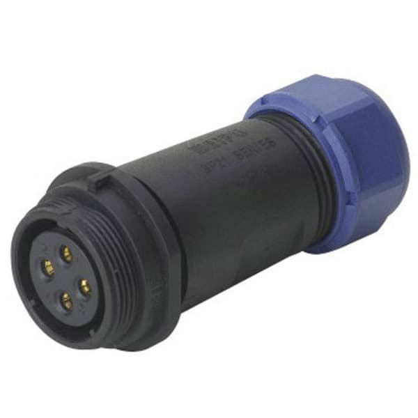 Weipu SP2111 / S 3 I Rundkontakt Hona rak Totalt antal poler: 3 Serie (rundkontakt): SP21 1 st