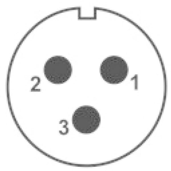 Weipu SP2112 / P 3 Rundkontakt Kontakt hane inbyggd Totalt antal poler: 3 Serie (rundkontakt): SP21 1 st