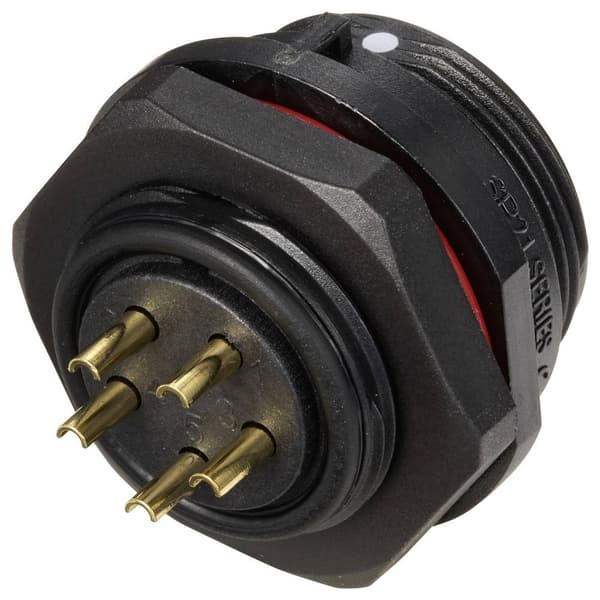 Weipu SP2112 / S 5C Rundkontakt Hona inbyggd Totalt antal poler: 5 Serie (rundkontakt): SP21 1 st