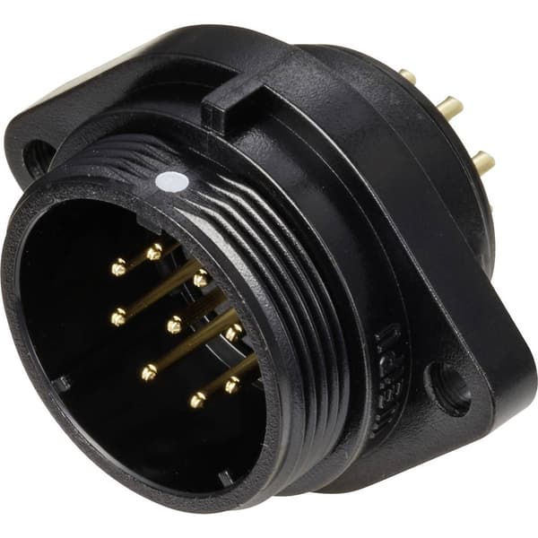 Weipu SP2113 / P 9 Rundkontakt Kontakt hane inbyggd Totalt antal poler: 9 Serie (rundkontakt): SP21 1 st