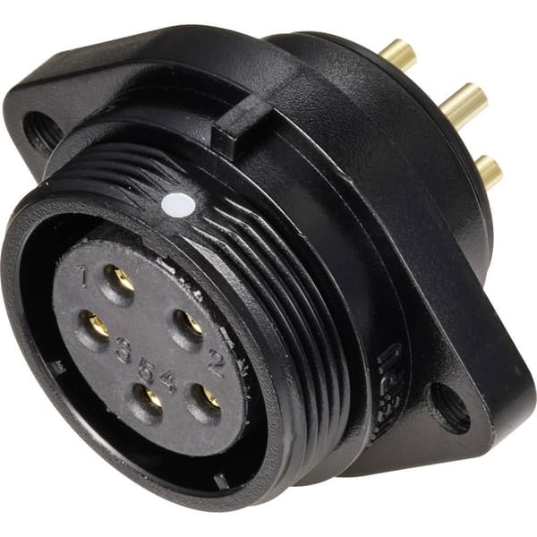 Weipu SP2113 / S 5C Rundkontakt Hona inbyggd Totalt antal poler: 5 Serie (rundkontakt): SP21 1 st