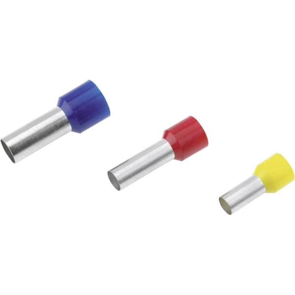 Cimco 18 1020 Ändhylsa 16 mm² Delisolerad Elfenbensvit 100 st