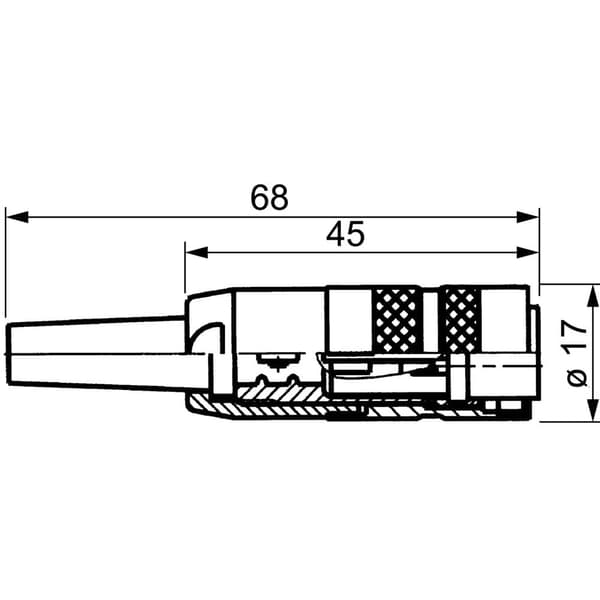 Amphenol T 3361 001 Rundkontakt Koppling rak Totalt antal poler: 5 Serie (rundkontakt): C091 1 st