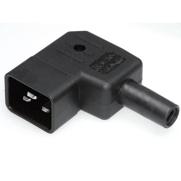 Martin Kaiser 746/sw/C IEC-kontakt 746 Kontakt hane vinklad Totalt antal poler: 2 + PE 16 A Svart 1 st