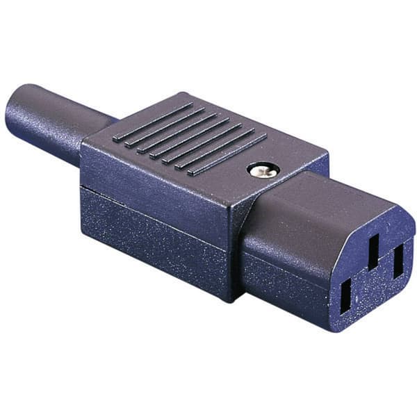 Bulgin PX0587 IEC-kontakt PX Hona rak Totalt antal poler: 2 + PE 10 A Svart 1 st