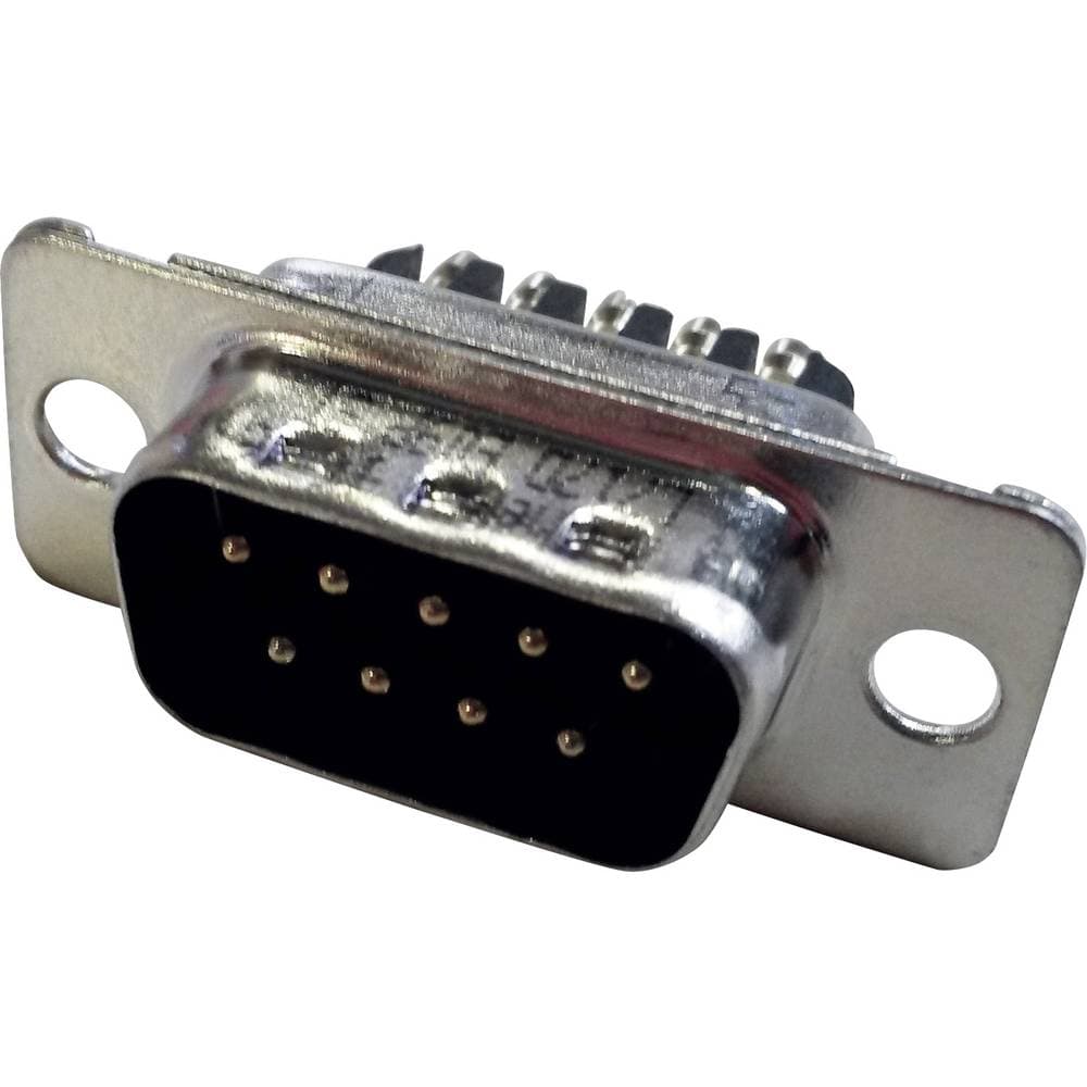 Amphenol 717D E09P ST D-Sub stiftlist 180 ° Antal poler: 9 Skruv 1 st