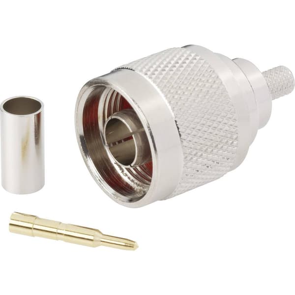 BKL Electronic 0404074 0404074 N-kontaktdon Kontakt hane rak 50 Ω 1 st