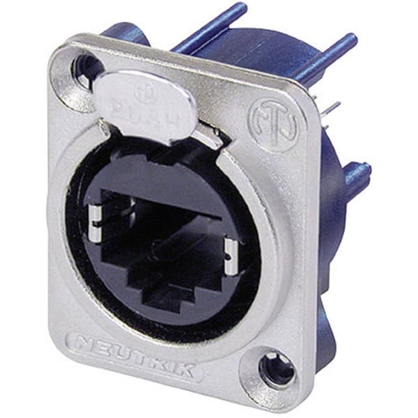 Neutrik NE8FDV RJ45 datakontaktdon EtherCon® D-serien NE8FDV Hona rak NE8FDV Poler: 8P8C Nickel 1 st