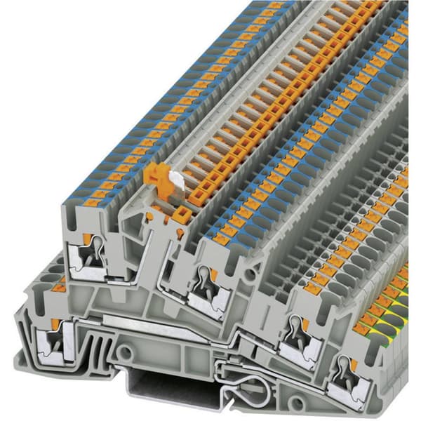 Phoenix Contact 3213955 Installationsskyddsledarklämma 5.2 mm Snabbanslutning Grå 1 st