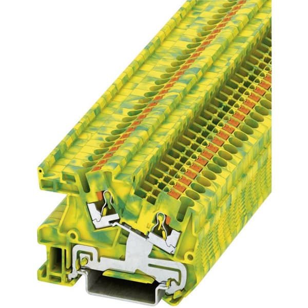 Phoenix Contact 3213962 Installationsskyddsledarklämma 5.2 mm Snabbanslutning Grön, Gul 1 st
