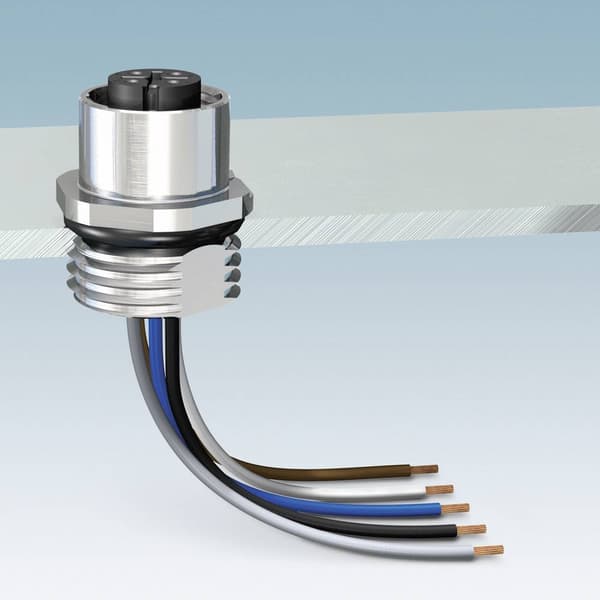 Phoenix Contact 1500334 Sensor/ställdon-kontaktdon M8 Kontakt hane inbyggd Antal poler (RJ): 3 1 st