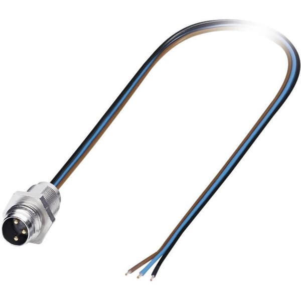 Phoenix Contact 1500334 Sensor/ställdon-kontaktdon M8 Kontakt hane inbyggd Antal poler (RJ): 3 1 st