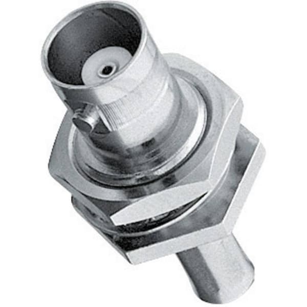 Amphenol B6421A1-NT3G-1-50 B6421A1-NT3G-1-50 BNC-kontaktdon Hona inbyggd vertikal 50 Ω 1 st