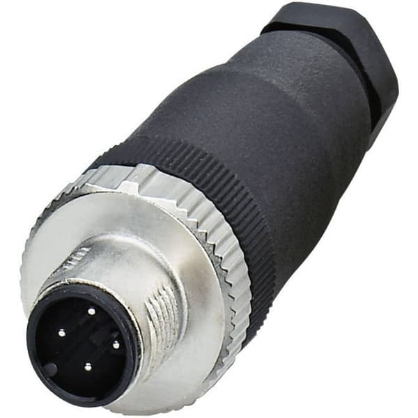 Phoenix Contact 1662528 Sensor/ställdon-kontakt, okonfektionerad M12 Kontakt hane rak Antal poler (RJ): 4 1 st