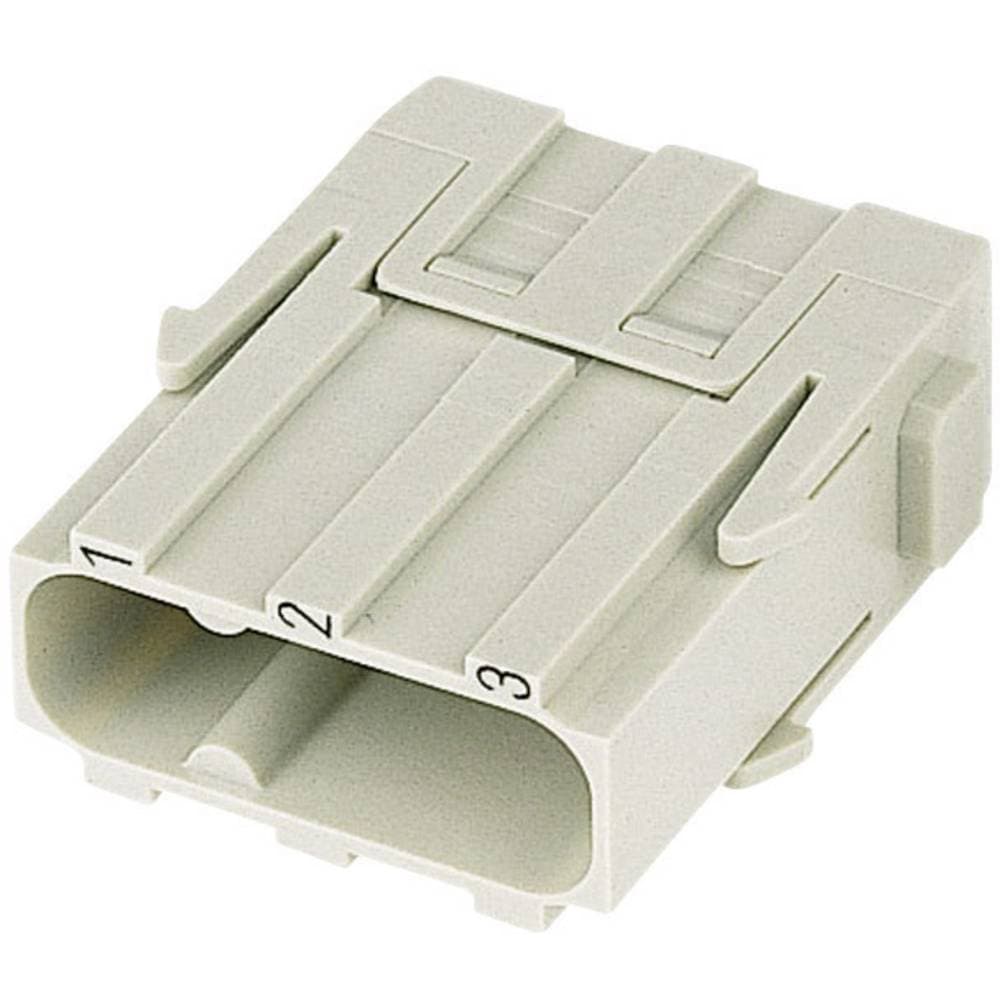 Stiftinsats Han® C-Modul 09 14 003 3002 Harting 3 + PE Skruv 1 st