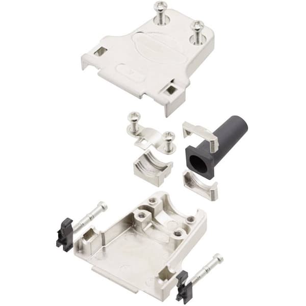 encitech 7960-0205-01 7960-0205-01 D-sub hölje Antal poler: 9 Metall 180 ° Silver 1 st