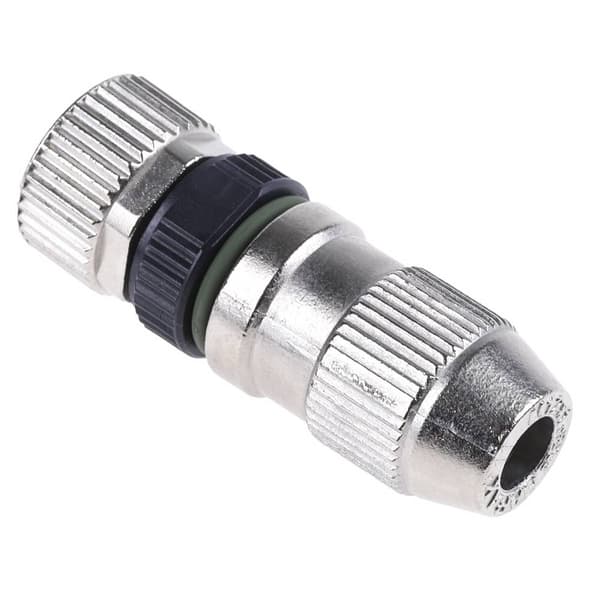 Harting 21031112405 Sensor/ställdon-kontakt, okonfektionerad M12 Hona rak Antal poler (RJ): 4 1 st