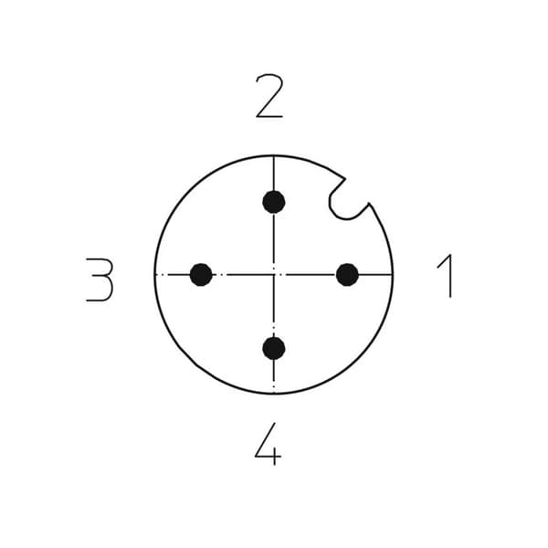 Lutronic 1084 Sensor/ställdon-kontakt, konfektionerad M12 Kontakt hane rak 5.00 m Antal poler (RJ): 4 1 st